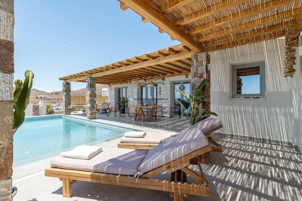Villa Lefko Megas Gialos - Nites ภายนอก รูปภาพ