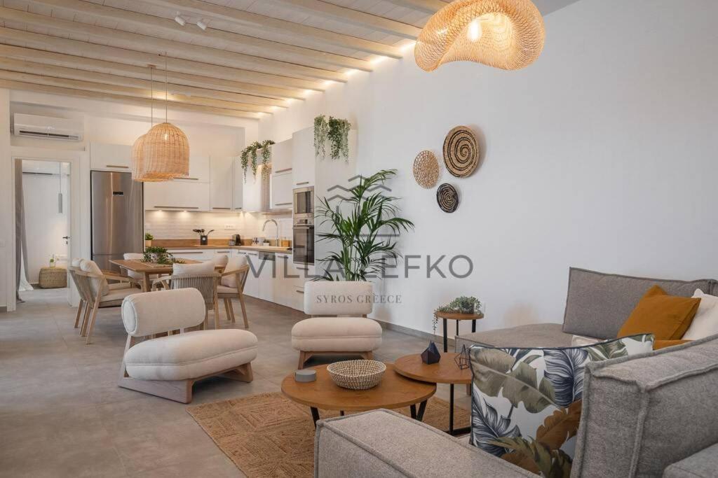Villa Lefko Megas Gialos - Nites ภายนอก รูปภาพ