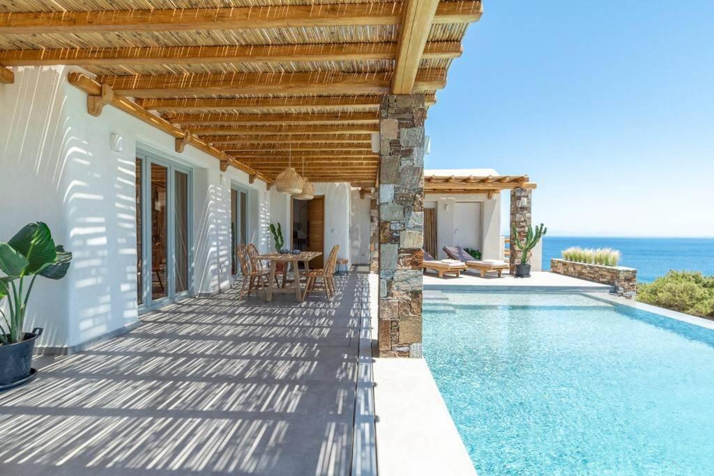 Villa Lefko Megas Gialos - Nites ภายนอก รูปภาพ