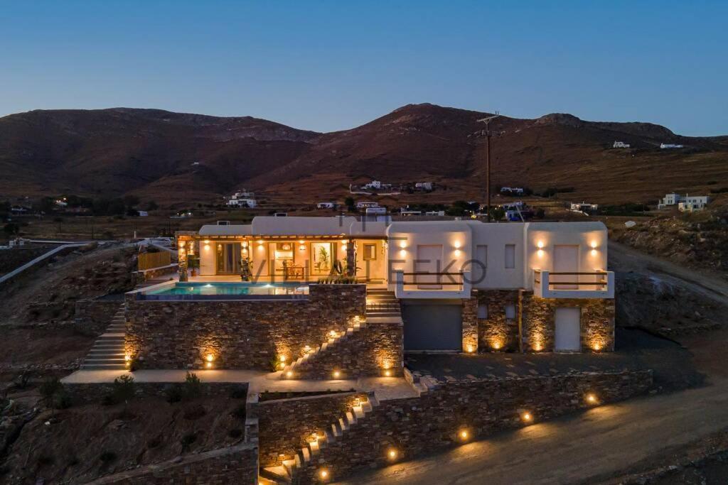 Villa Lefko Megas Gialos - Nites ภายนอก รูปภาพ