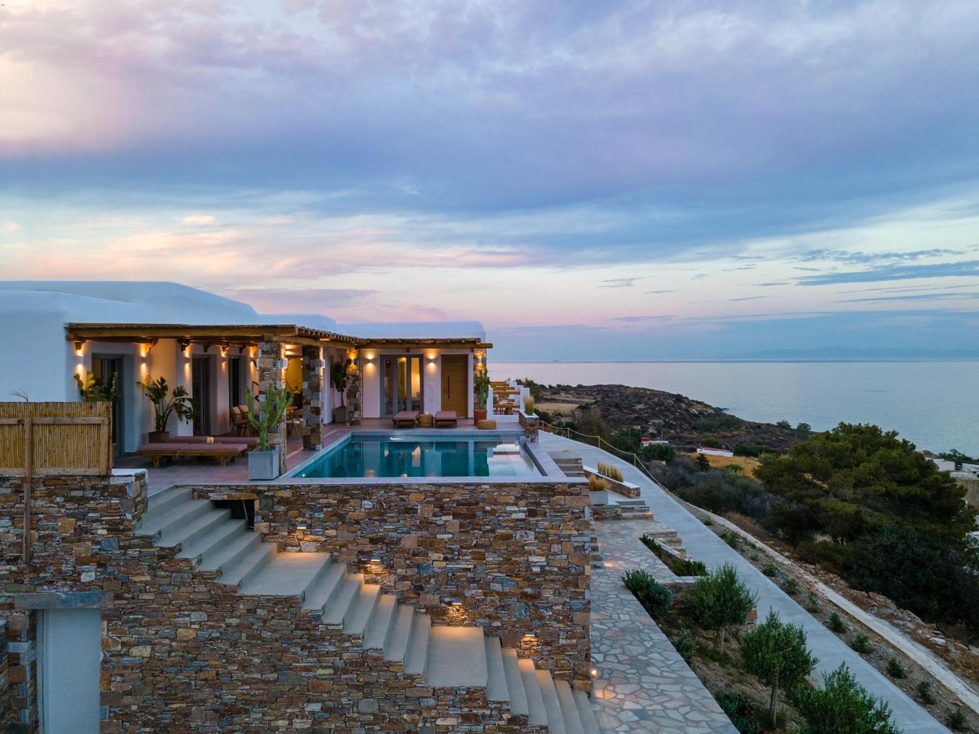 Villa Lefko Megas Gialos - Nites ภายนอก รูปภาพ