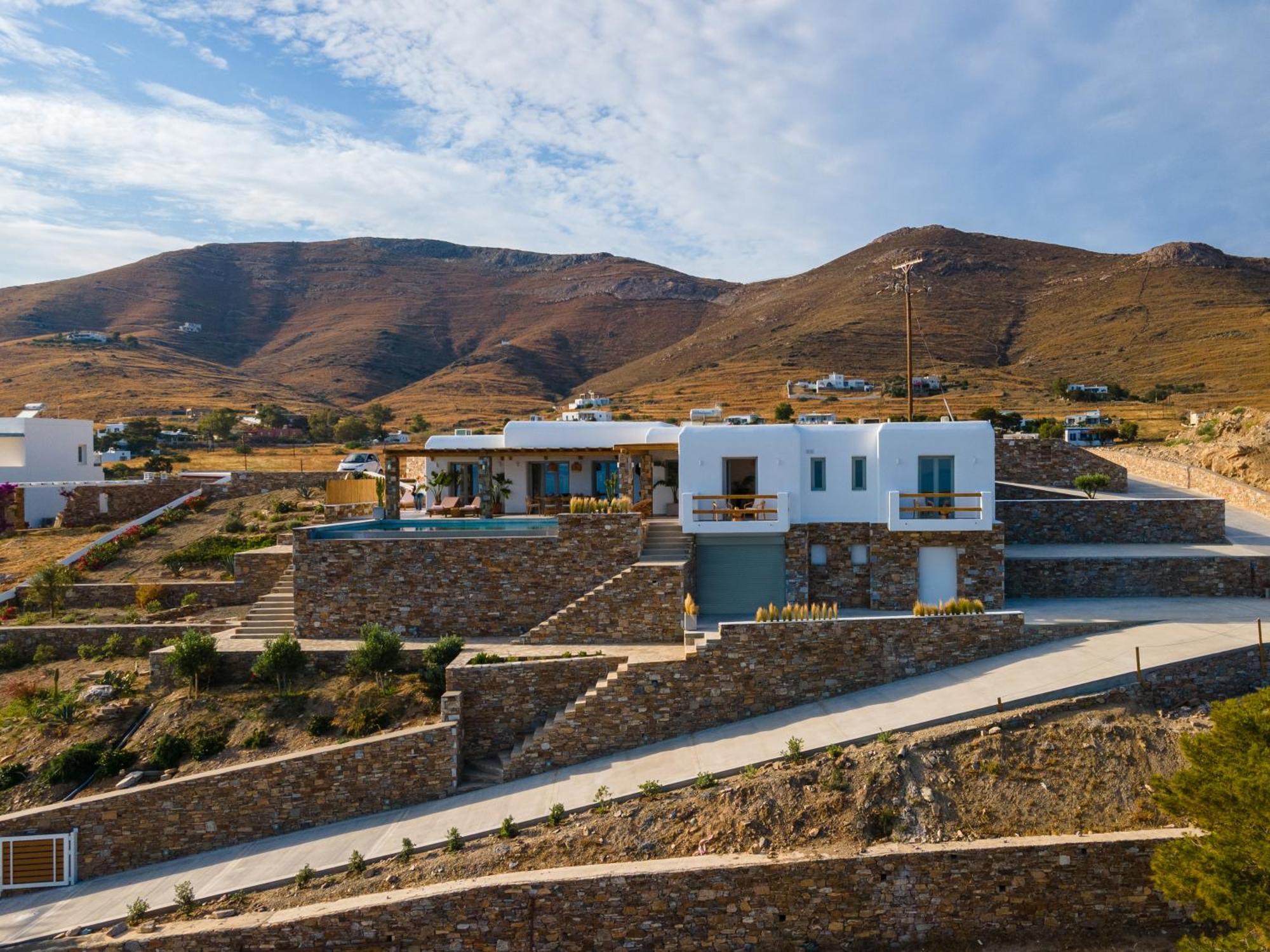 Villa Lefko Megas Gialos - Nites ภายนอก รูปภาพ