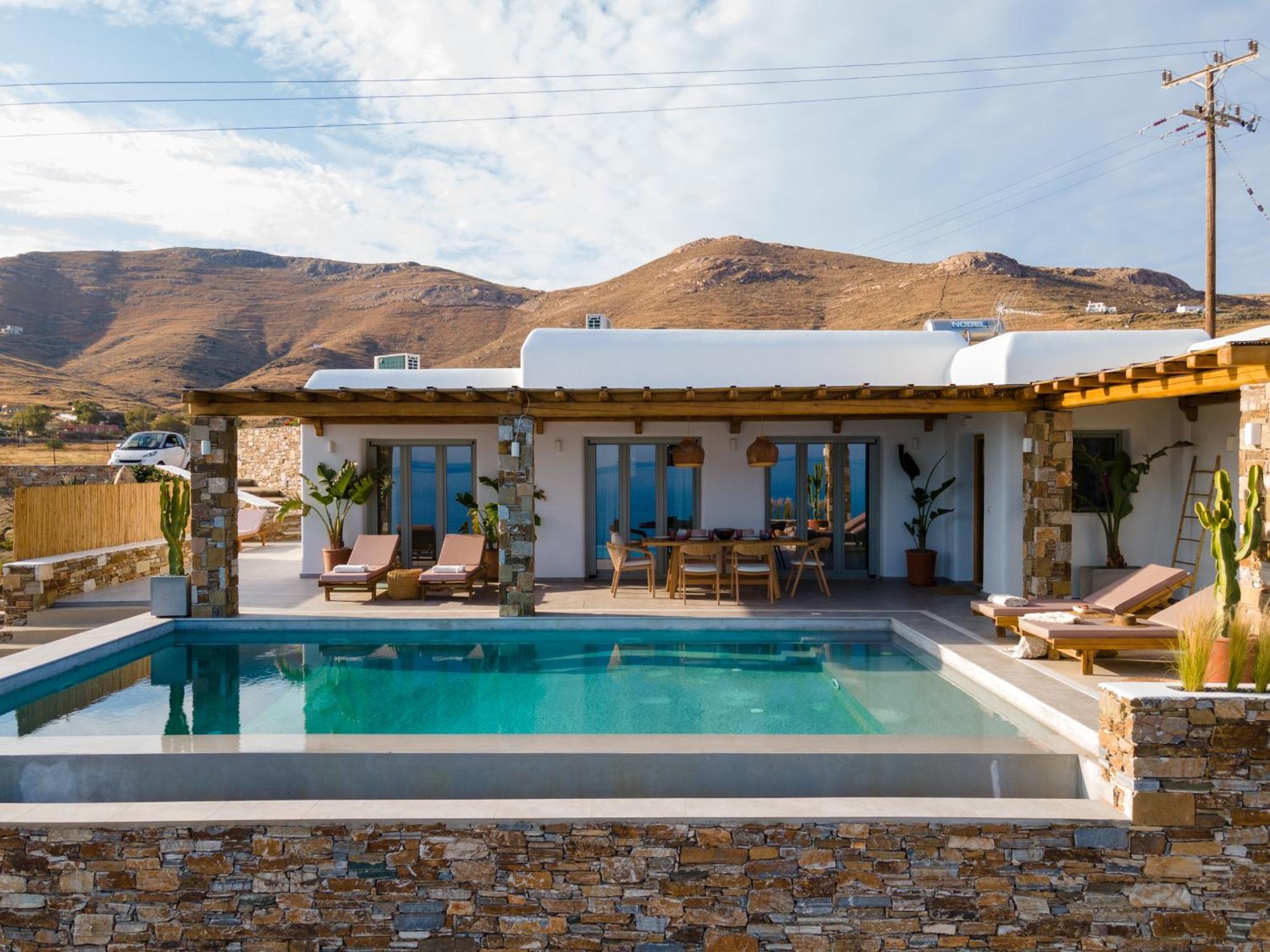 Villa Lefko Megas Gialos - Nites ภายนอก รูปภาพ